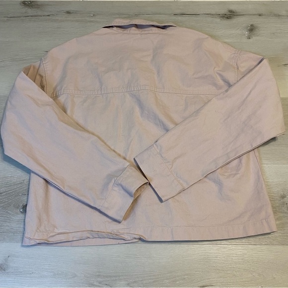 Vans Cropped Boxy Pale Blush Shacket Jacket, Size Medium, Pale Pink - Picture 2 of 11